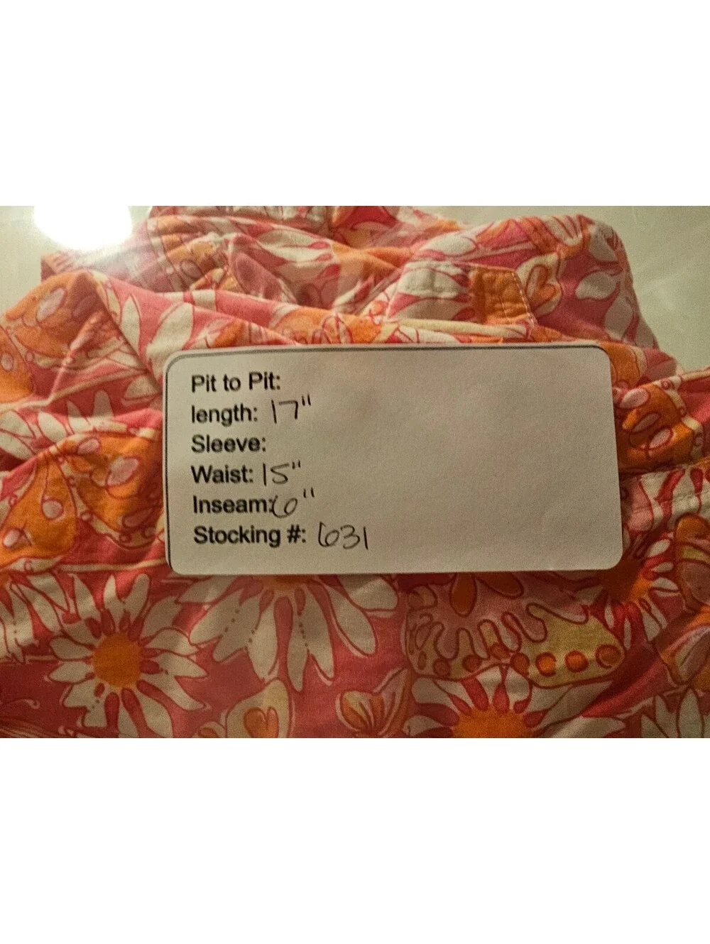 Lilly Pulitzier Swim Pink & Organge Men Size S Trunks